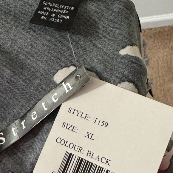 NWT Focus 2000 Black and White Patterned Sleeveless Top, size XL - Picture 7 of 7